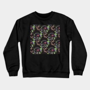 Night Summer Garden Crewneck Sweatshirt